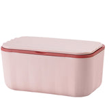 1PK Pink Tissue Box Wet Wipes Dispenser Paper Storage Case With Lid Dustproof