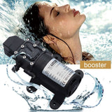 12V 6lpm 70W Self-Priming High Pressure Caravan Camping Boat Reflux Water Pump-1