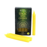 Pack of 20 Candle Magic Spell PURE Candles Rituals - Yellow