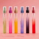 6pcs Mini 10ml Glass Refillable Perfume Empty Bottle Pump Scent  Spray Bottles