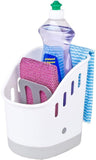 Sink Tidy DLine White Caddy Tidy Dish Cleaning Basket Holder Sponge Rack Kitchen