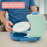 GoBe Snack Spinner Lunchbox Kids Snack Spinner Combo Bento Box - Blueberry Blue