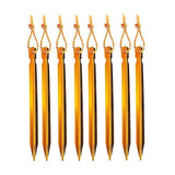 8X Aluminum Alloy Outdoor Camping Trip Tent Peg Christmas Gift New Tools 18cm