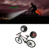 2pcs USB Rechargeable Bicycle Bike Lights Waterproof Front Rear Tail Lamp