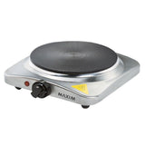 Maxim KitchenPro Portable Electric Single Hot Plate Cooktop - Stainless Steel HP1