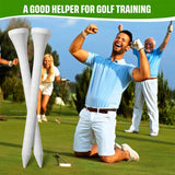 100x White Wood Wooden Golf Tees 54mm Golf Ball Tees Supplies Accessories