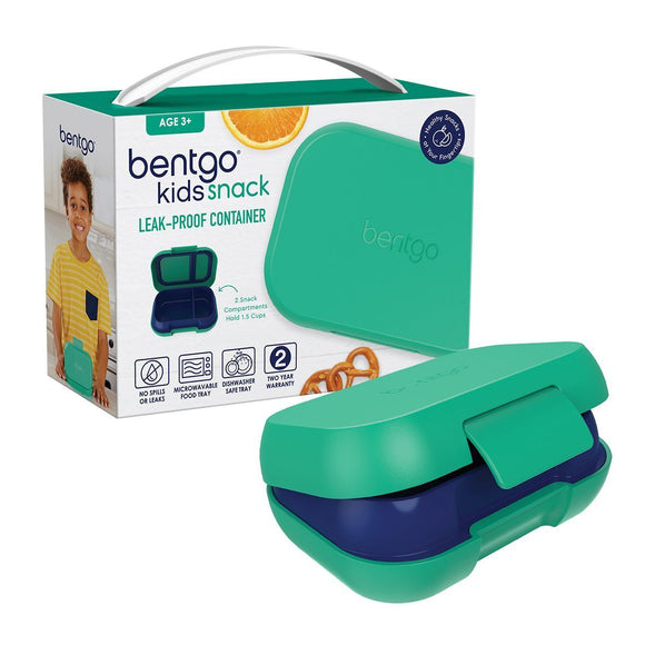 Bentgo Kids' Leak Proof Snack Container - Green/Royal Blue