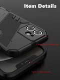 1PK Shockproof Armor Back Case Cover Desktop Stand For iPhone 13