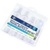 2PCS Set 7 Pieces each 1St Care Refillable Toiletry Travel Bottle and Jar