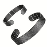 1pc Copper Magnetic Bracelet Tree of Life Arthritis Pain Relief Healing Black