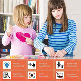 6000pcs Clay Beads for Bracelet Making 24 Colors 6mm Flat Round Polymer Clay