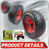 13" Wheelbarrow Trolley Wheel 5.00-6 Pneumatic Tyre 25.4mm Bore Tire Steel Rim