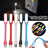 5x Bendable Flexible USB LED Light Lamp Keyboard Laptop Camping lights Assorted