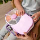 GoBe Snack Spinner Lunchbox Kids Snack Spinner Combo Bento Box - Grape Purple