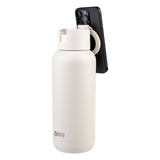 Oasis Mag-Grip Stainless Steel Moda Drink Bottle 1L Phone Selfie - Alabaster