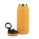 Oasis Stainless Steel Insulated Sports Bottle w/ Sipper 780ml - Neon Orange