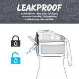 Ion8 Leak Proof Vacuum Insulated Water Bottle Travel Bottle Floral 280ml