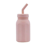 Melii Luxe Silicone Straw Bottle Kids Design BPA Free Soft - Pink
