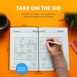 4 x A5 Sudoku Book Puzzle 160 Pages Brain Game Easy Medium Hard