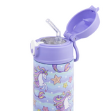 Oasis Stainless Steel Double Wall Insulated Bottle sipper 550ml Mermaid Unicorn