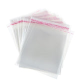 72x Peel & Seal Cellophane Bag Self Adhesive Clear Food Jewellery 10x10cm