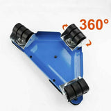 5pcs Furniture Slider Lifter Moves Wheels Mover Kit