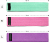 Resistance Booty Bands Set-3 Hip Circle Loop Bands Workout Exercise Guide & Bag