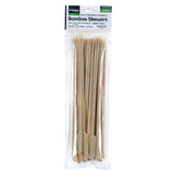 50PCE Bamboo Skewers Paddle Handles Sturdy Durable Home Master 25cm