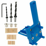 41pcs Pocket Hole Jig Kit Woodworking Guide Oblique Drill Angle Hole Locator