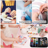 Sewing Kit 183Pcs Portable Mini Premium Travel Home Beginner Emergency AU Stock