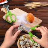 1x Stainless Steel Pigeon Quail Egg Scissor Birds Eggshell Cut Opener Creative