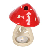 Ceramic Mushroom Tealight Candle Holder Gift Decoration