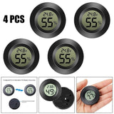 Mini LCD Display Round Digital Thermometer, Hygrometer