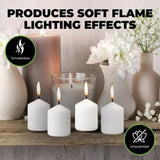 6PCE Votive Candles White Home Decor Home Master Party Wedding 5cm