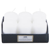 6PCE Votive Candles White Home Decor Home Master Party Wedding 5cm