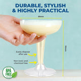 30PCE Cocktail Glasses Disposable Durable Leak Resistant Party Central 120ml