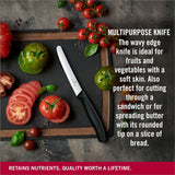 1PK Victorinox Swiss Classic Steak & Tomato Knife, Black VIC-6.7833 Serrated