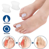 1 pair Separator Corrector Protector Pain Bunion Gel Straightener Toe Spreader