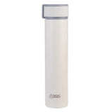 Oasis Skinny Mini Stainless Steel Double Wall Bottle Powder Coat -250ml White