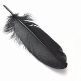 50pcs Goose Feathers 15-20cm DIY Craft Dream Catcher Wedding Party Decor Black