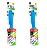 2PK Home Master Lint Roller Remover 100 Sheets Each Easy Peel Pets Clothes