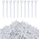 100x White Wood Wooden Golf Tees 54mm Golf Ball Tees Supplies Accessories