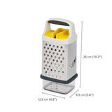 JOSEPH JOSEPH MULTI GRIP BOX GRATER WITH PRECISION FOOD GRIP