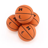 4x Super Handball Basketball High Bounce 6cm Diameter Playtime Endless Orange