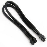 Dual Mini 6 Pin to 8 Pin PCI-E Video Card Power Cable Y Splitter 18AWG Mac Pro