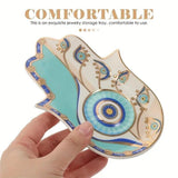 Hamsa Trinket Dish Ring Dish Ceramic Evil Eye Trinket Plate Jewelry Holder Gift