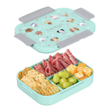 Bentgo Kids Snap & Go Lunch Box With Divider Container Puppies