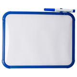 2PCE Whiteboard With Bonus Marker Home Office Kids Whiteboard 26x19cm Assorted