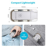 Book Night Reading Light USB Rechargeable Clip on Mini LED Lamp White Flexible
