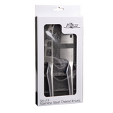 Set 2pcs Cheese Knives Stainless Steel w/ Satin Finish PIZZAZZ Picnic Kitchen